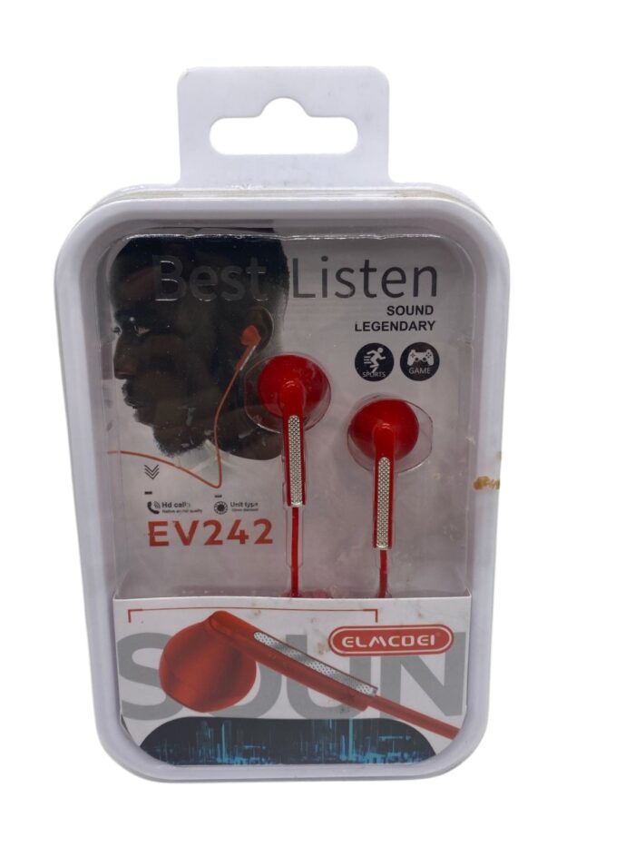 AUDÍFONOS CON CABLE AUXILIAR / BEST LISTEN EV242