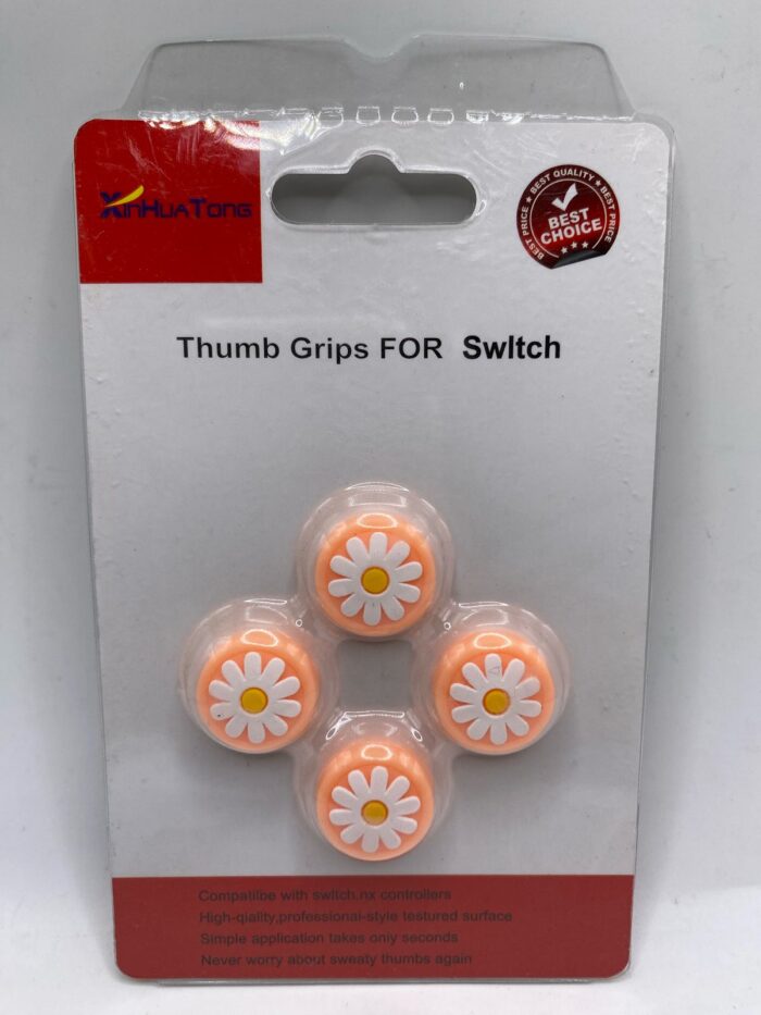 Grips con diseño de flor para Switch