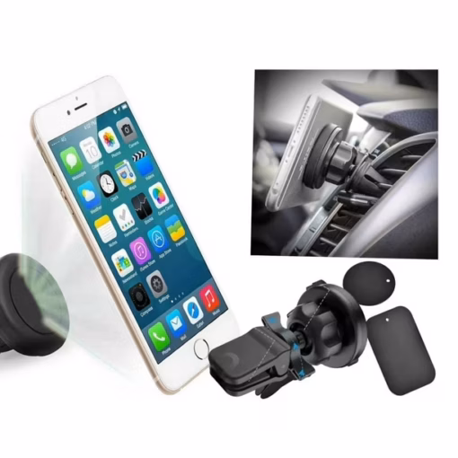 Soporte Magnetico Celular Gancho Rejilla Ventilación Auto Iman