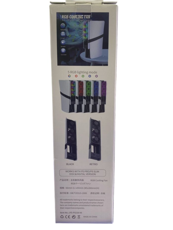 Ventilador de refrigeración RGB para P5 Pro/P5 Slim - Imagen 3