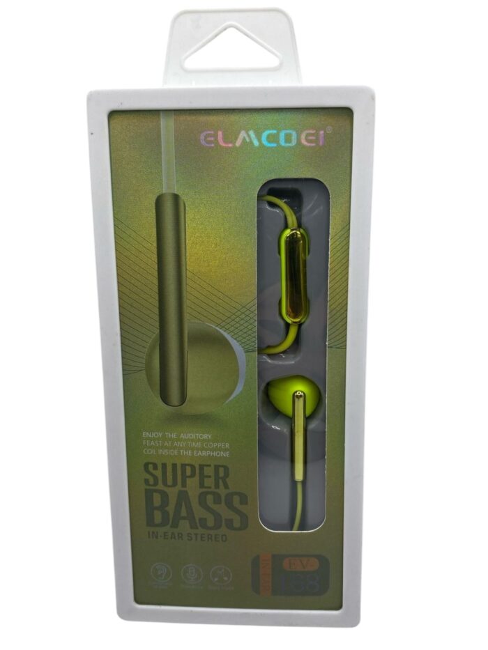 AUDÍFONOS CON CABLE AUXILIAR SÚPER BASS EV-168 - Imagen 3