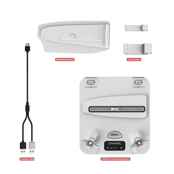Cargando Dock Carger Base Auriculares Pastilla de enfriamiento para PS5/ PS5 SLIM/PS5 PRO - Imagen 5