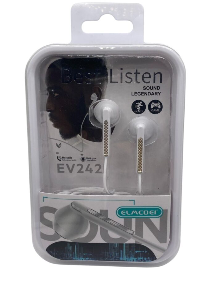 AUDÍFONOS CON CABLE AUXILIAR / BEST LISTEN EV242 - Imagen 4