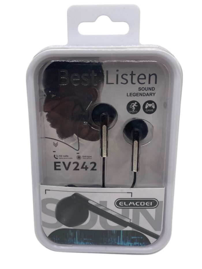 AUDÍFONOS CON CABLE AUXILIAR / BEST LISTEN EV242 - Imagen 3