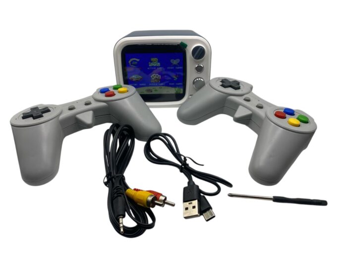 Consola De Juegos Retro Con Dos Controles H7