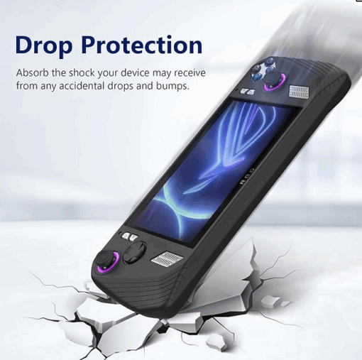 Funda GIOPUEY para ASUS ROG Ally, material flexible de silicona - Imagen 6