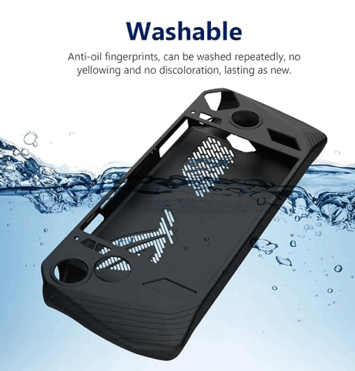 Funda GIOPUEY para ASUS ROG Ally, material flexible de silicona - Imagen 4