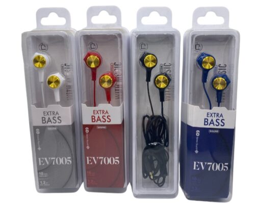 AUDÍFONOS CON ENTRADA AUXILIAR - EXTRA BASS EV7005