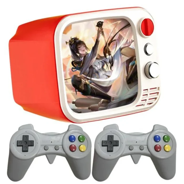 Consola De Juegos Retro Con Dos Controles H7 - Imagen 3