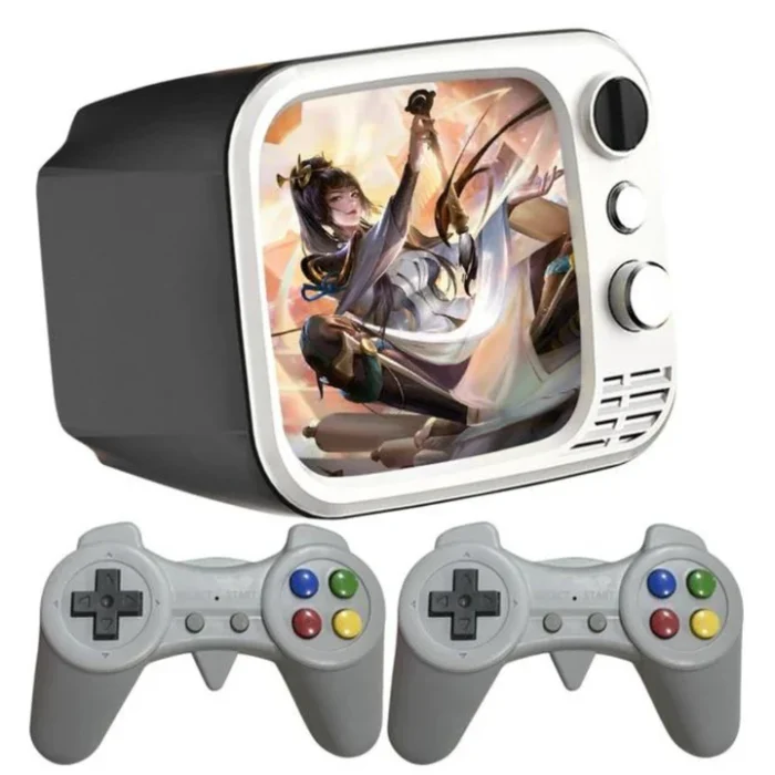 Consola De Juegos Retro Con Dos Controles H7 - Imagen 2
