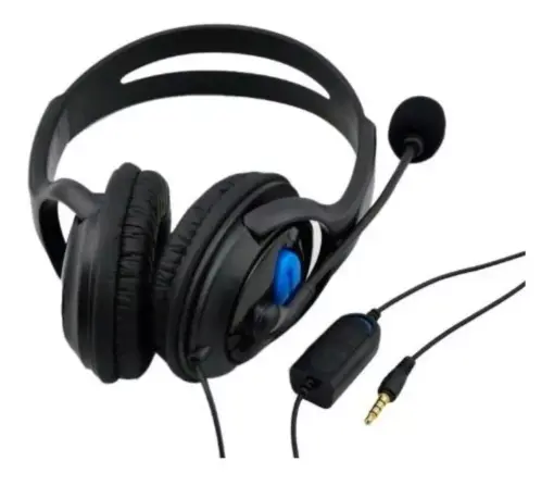 Audífonos Gamers PS4, Computador Con Micrófono Estéreo Color Negro - Imagen 4