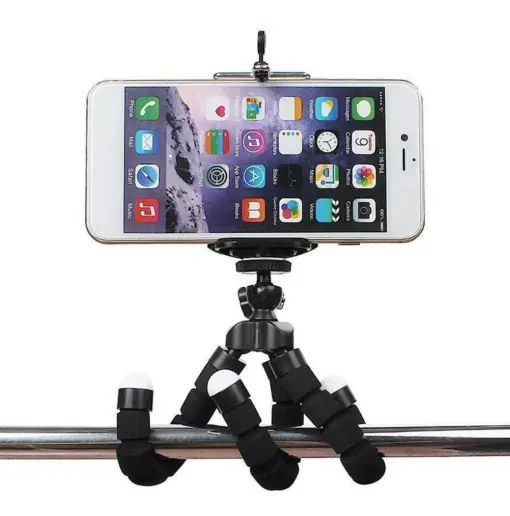 Trípodes, Trípode Para Teléfono Móvil, Cámara, Soporte Con C - Imagen 4