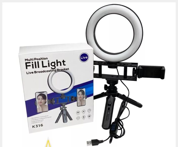 Aro Luz Led Trípode Multiposition Fill Light