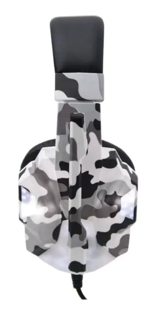 Audifono Gamer Led Gaming Militar Camuflaje - Imagen 3