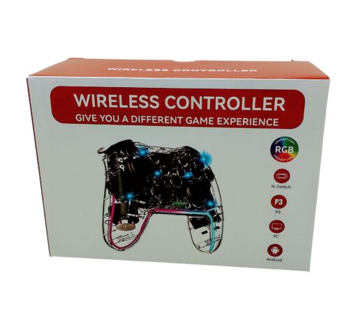 Mando inalámbrico transparente para Nintendo Switch
