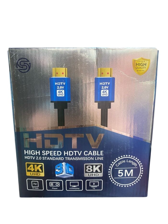 Cable HDTV 8k Ultra Hd 5 Metros V2.0 Macho A Macho