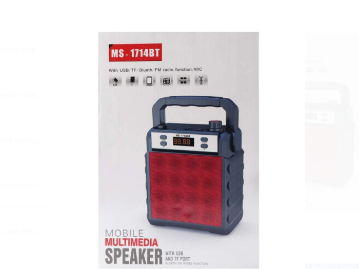 Parlante MS-1714BT