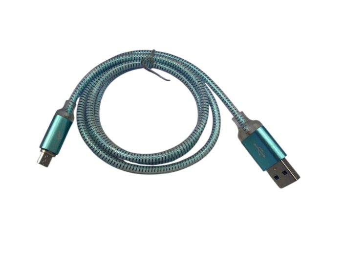 Cable de datos trenzado USB A V8 carga rapida - Imagen 3