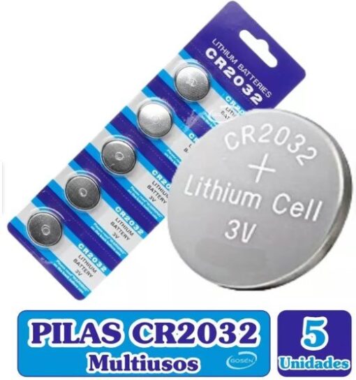 PILA BOTÓN PACK DE 5 / CR2032 3V - Imagen 3