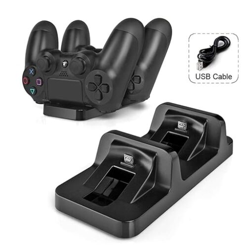 Base Cargador Control Joystick Ps4 Dual Dock Mando Ps4 Dobe