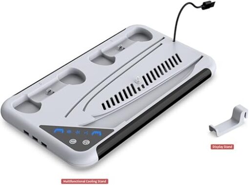 Soporte de refrigeración con base de carga de doble driver para PS5/PS5 Slim/PS5PRO - Imagen 2