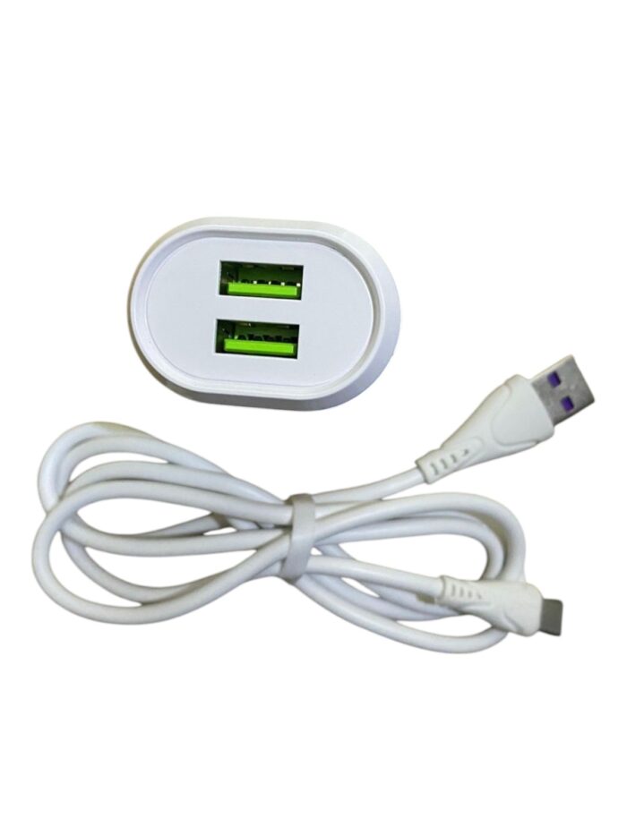 CARGADOR DOBLE USB A TIPO C - Imagen 2