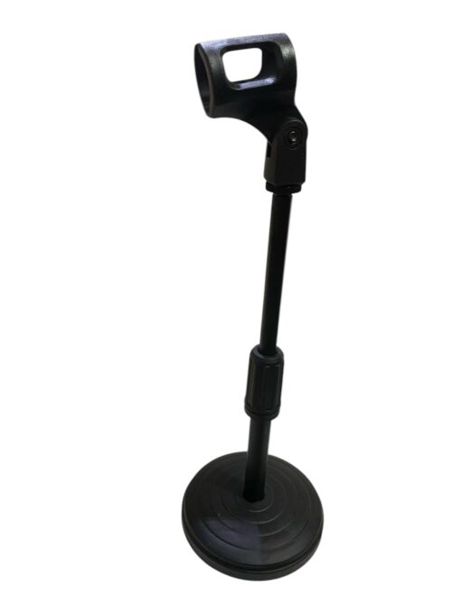 Disc Microphone Stand Detachable Adjustable Desktop Short - Imagen 2