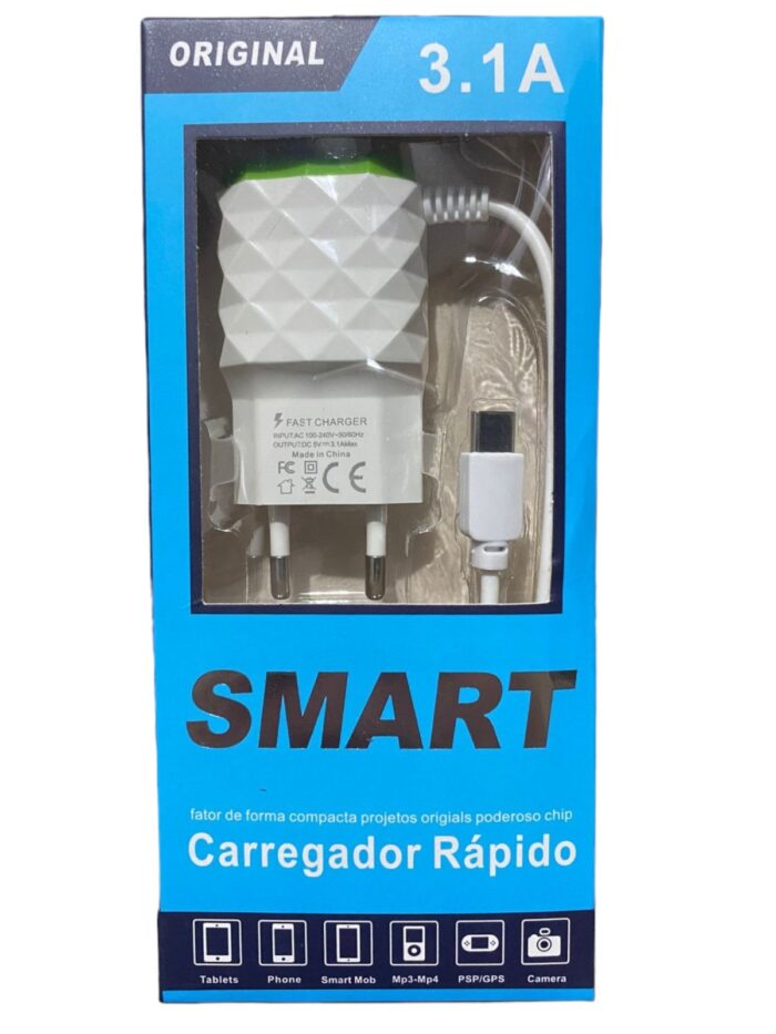 Cargador Smart 3.1A Tipo C