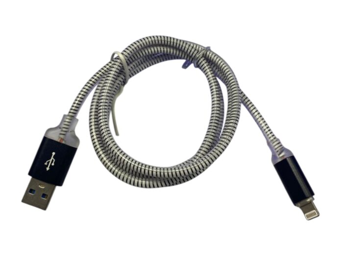 Carga rápida Cable de datos trenzado USB A iPhone - Imagen 3