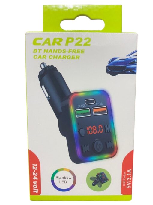 Gtx Luz Ambiental Para Coche Mp3, Siete Colores, Bluetooth