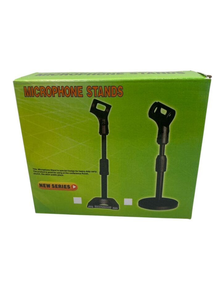 Disc Microphone Stand Detachable Adjustable Desktop Short - Imagen 3