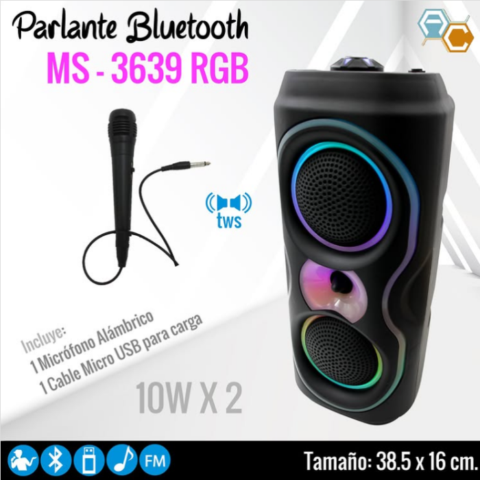 Parlante MS-3639BT - Imagen 5
