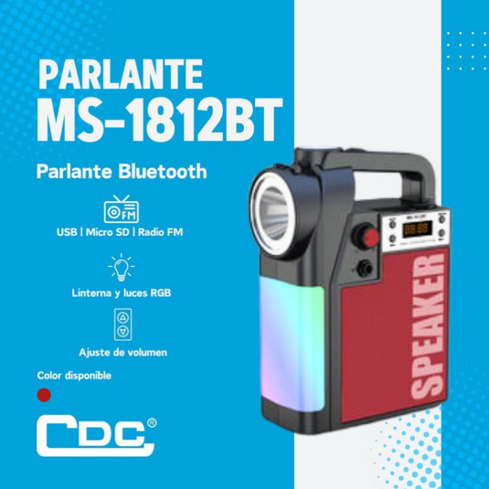 Parlante MS-1812BT