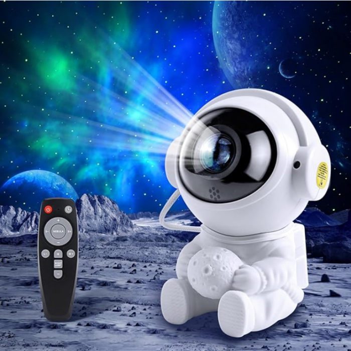 Pequeña lámpara de astronauta