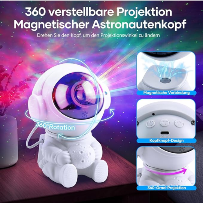 Pequeña lámpara de astronauta - Imagen 3
