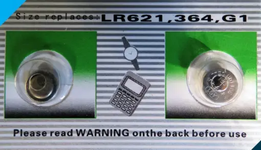 PILA BOTON PACK DE 10 , LR621 - 364 - G1 1,55V - Imagen 5