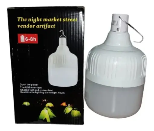 Foco Lampara Led Recargable 30w 2000 Lumenes Luz Fria