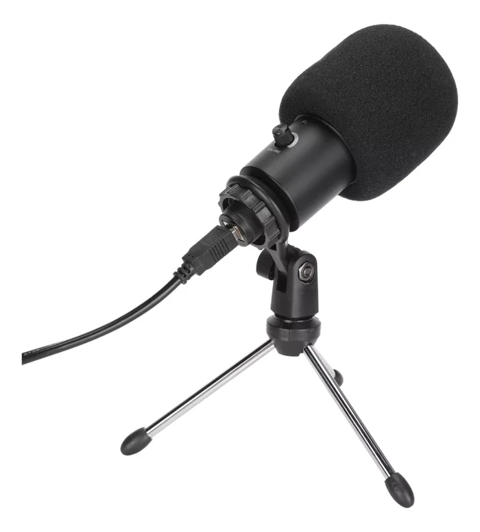 Usb Condenser Microphone Laptop Drive For /linux Cardioid - Imagen 6
