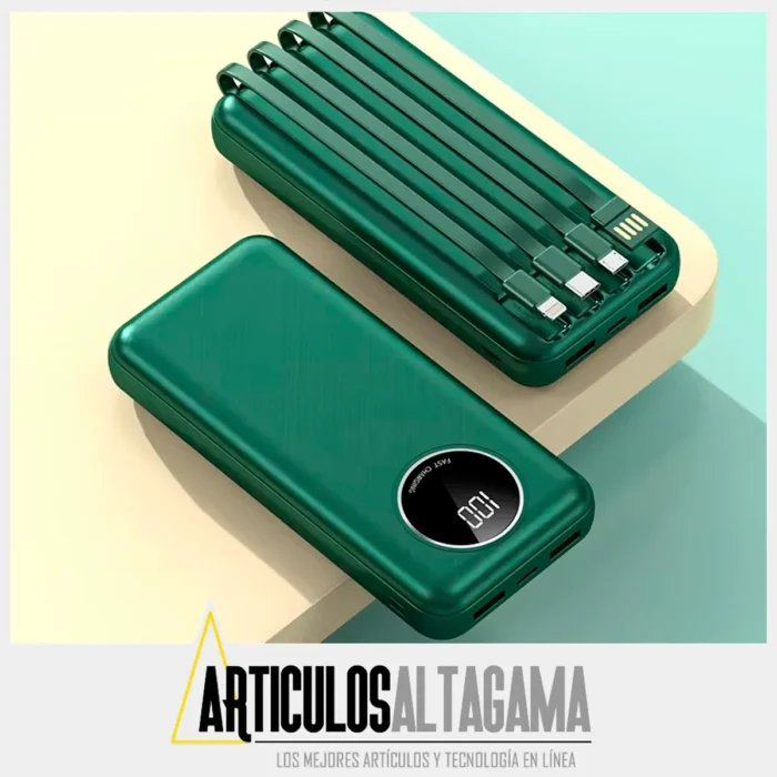 Powerbank 20000 Mah Cargador Batería Externa Power Bank E334 - Imagen 2