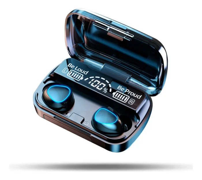 Auriculares inalámbricos Bluetooth V5.1 M10, color negro - Imagen 3
