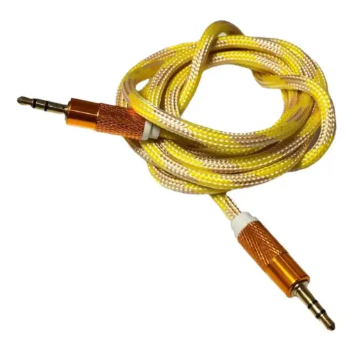 Cable Aux Cable Auxiliar Audio Sonido 3.5mm Plug 1.5Metros - Imagen 2