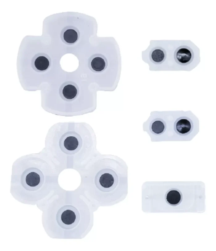 Set Gomas V5 Conductivas Botones Control Ps4 050 055 - Imagen 2