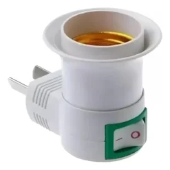 Pack Adaptador Porta Lámpara A Enchufe Directo A 220v