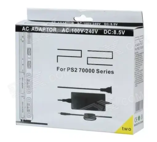 ADAPTADOR DE CORRIENTE ALTERNA DE PS2 DE SERIE 70000