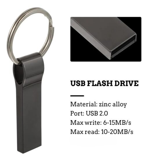 Unidad Flash Thumb Drive U Disk Portátil 128GB - Imagen 4