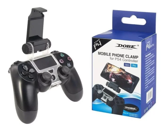 Soporte de Mando PS4 con Clip para móvil