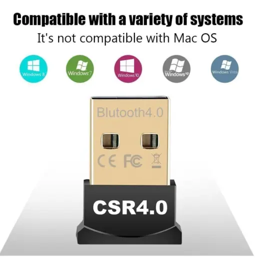 Mini Adaptador Bluetooth Usb Dongle Versión 4.0 - Imagen 3