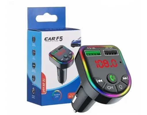 Adaptador Bluetooth Para Carro Car F5