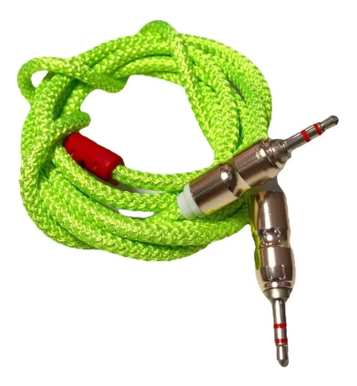 Cable Aux Cable Auxiliar Audio Sonido 3.5mm Plug 2Metros - Imagen 2