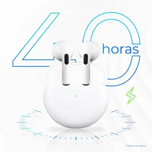 Audífonos Pro 6 Bluetooth Blancos di - Imagen 4